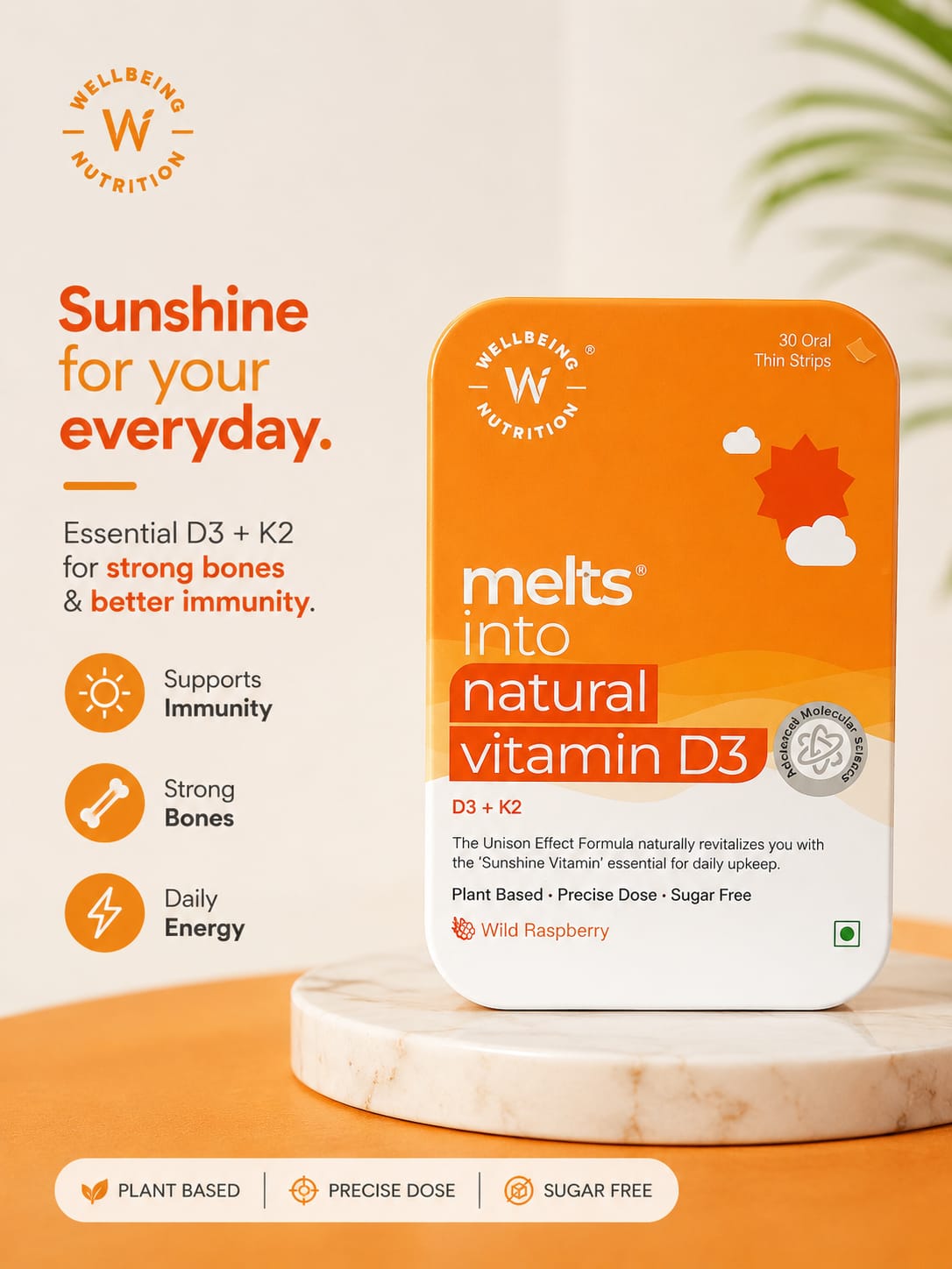MELT INTO NATURAL VITAMIN D3