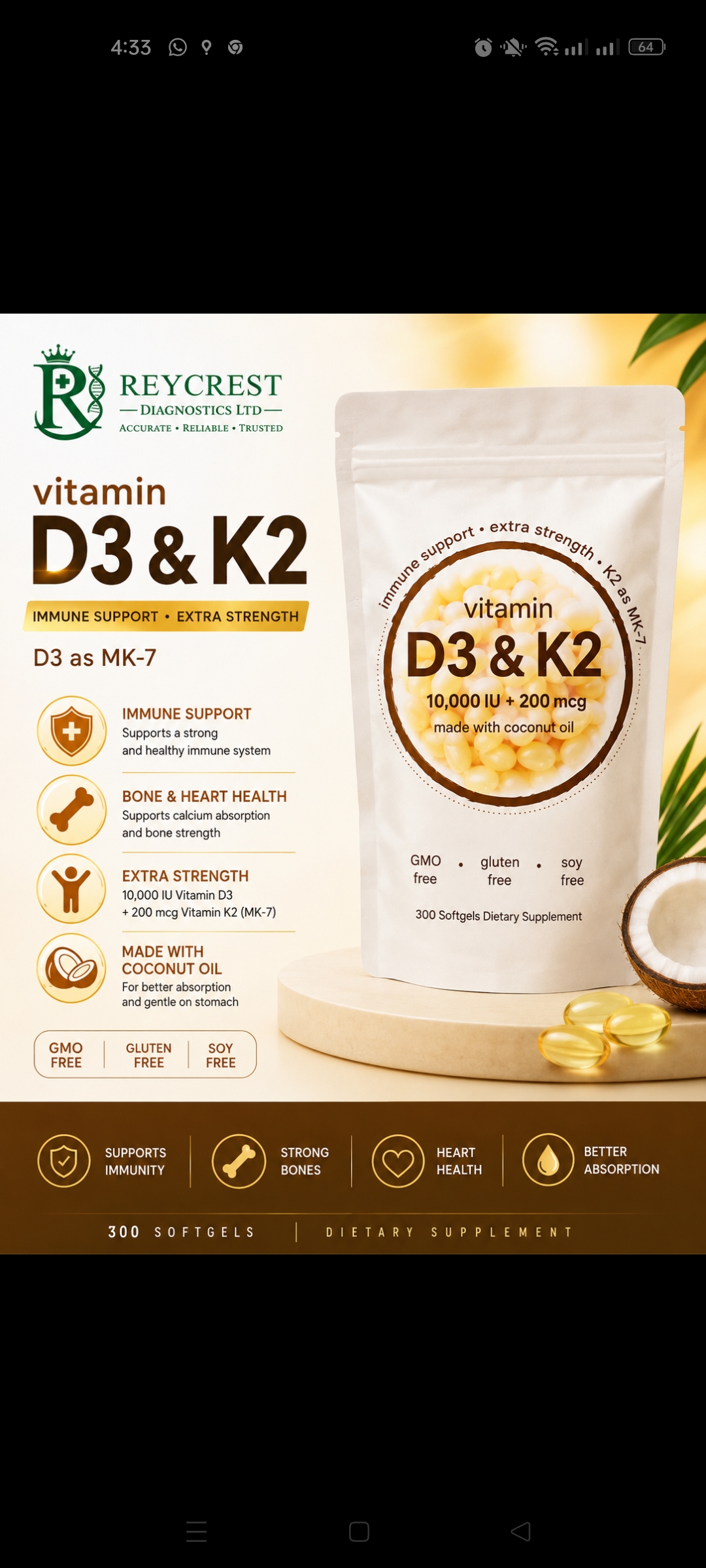 VITAMIN D3 AND K2